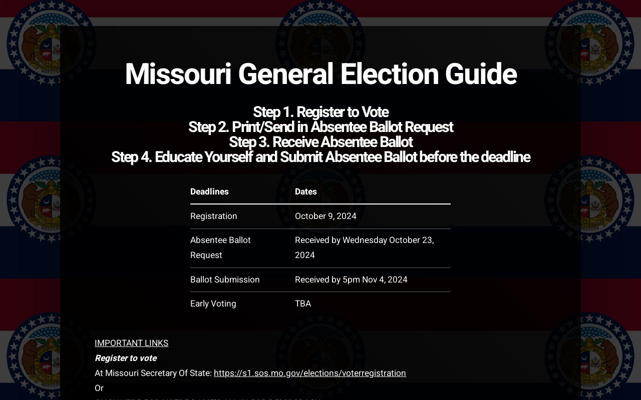 Missouri General Election Guide